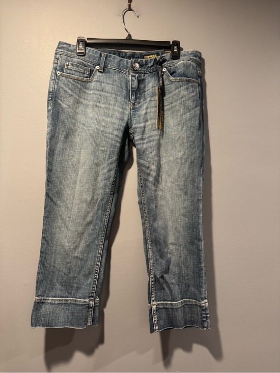 Express Denim - *Express Light Blue Cropped Jeans